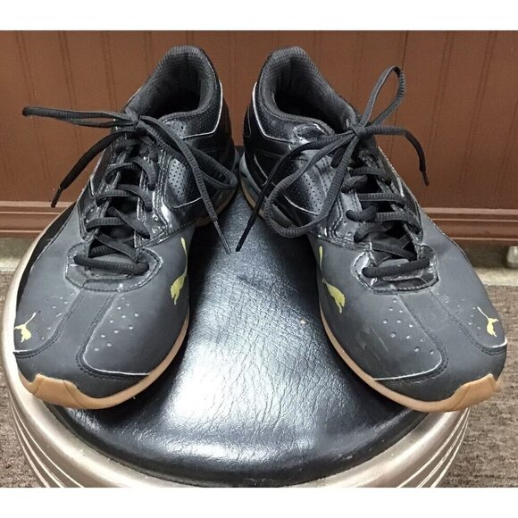 Puma Shoes - Women’s Black Lace Up Puma Athletic Running Shoes Size 8